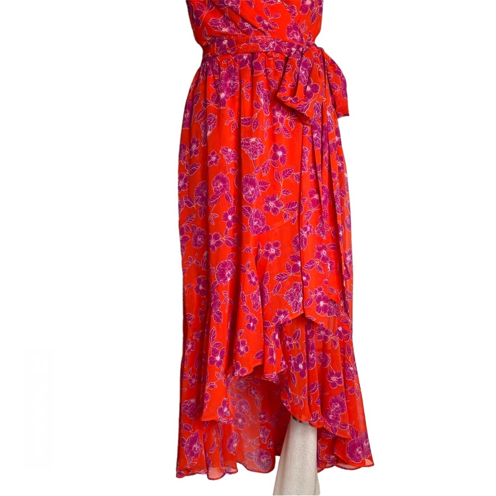 ELIZA J Floral Chiffon Midi Dress - Picture 5 of 16
